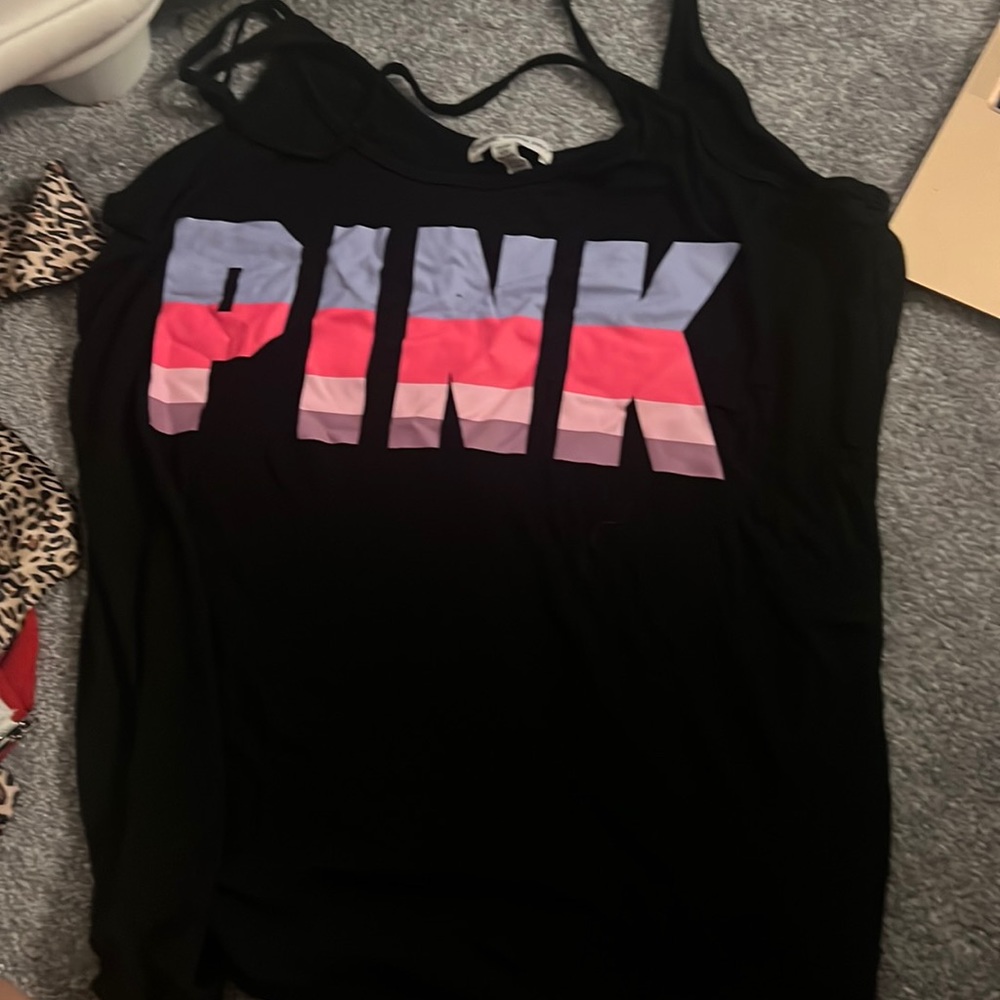 “pink” tank top